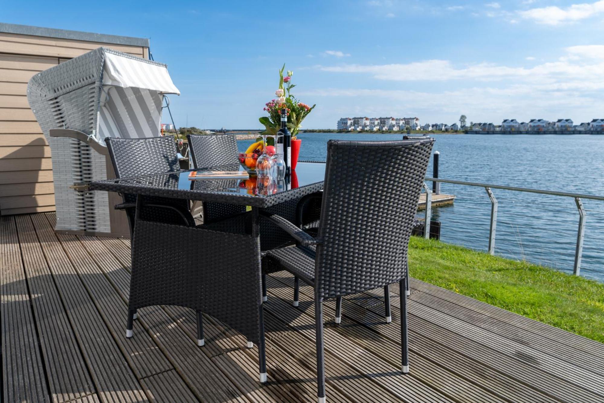 3-Zi-Fewo Brigantine 33 By Seeblick Ferien Oro, Wasserblick,Sauna Olpenitz Ngoại thất bức ảnh